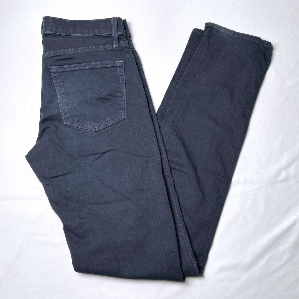 J Brand Womens Tyler Slim Fit Teal Graphite Straight Jeans Size 8/29 Grey Blue